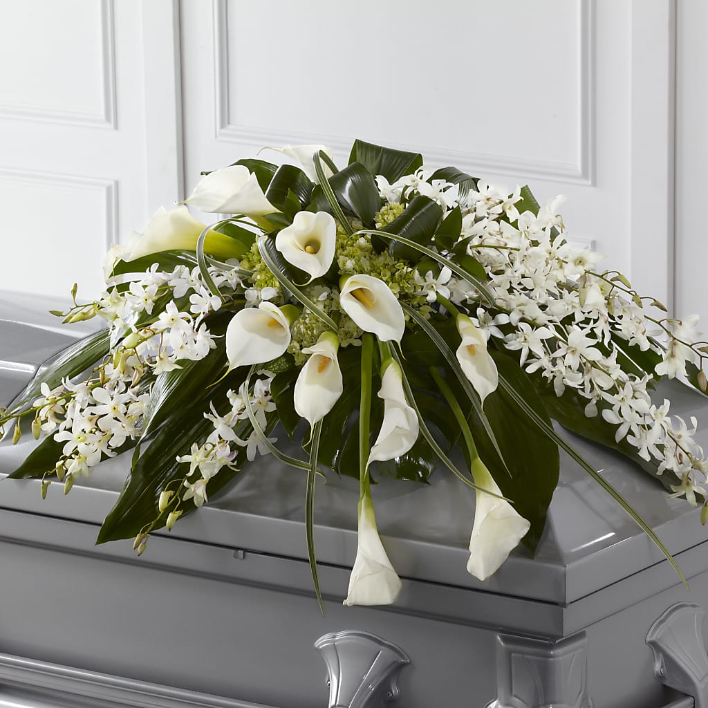 Angel Wings Casket Spray – Wish Etc..., Brighton ON